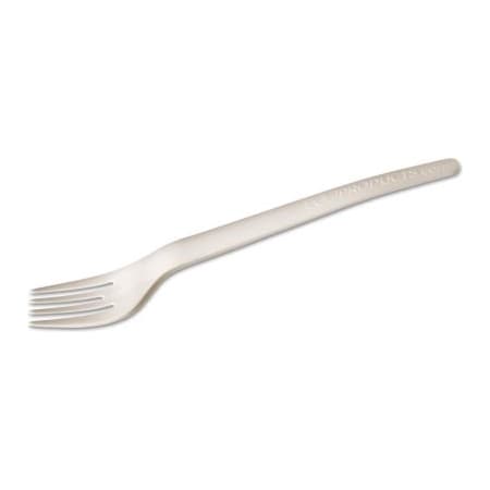 Eco-Products Eco-Products, Fork, PLA, Pearl White, 1000/Carton EP-S012